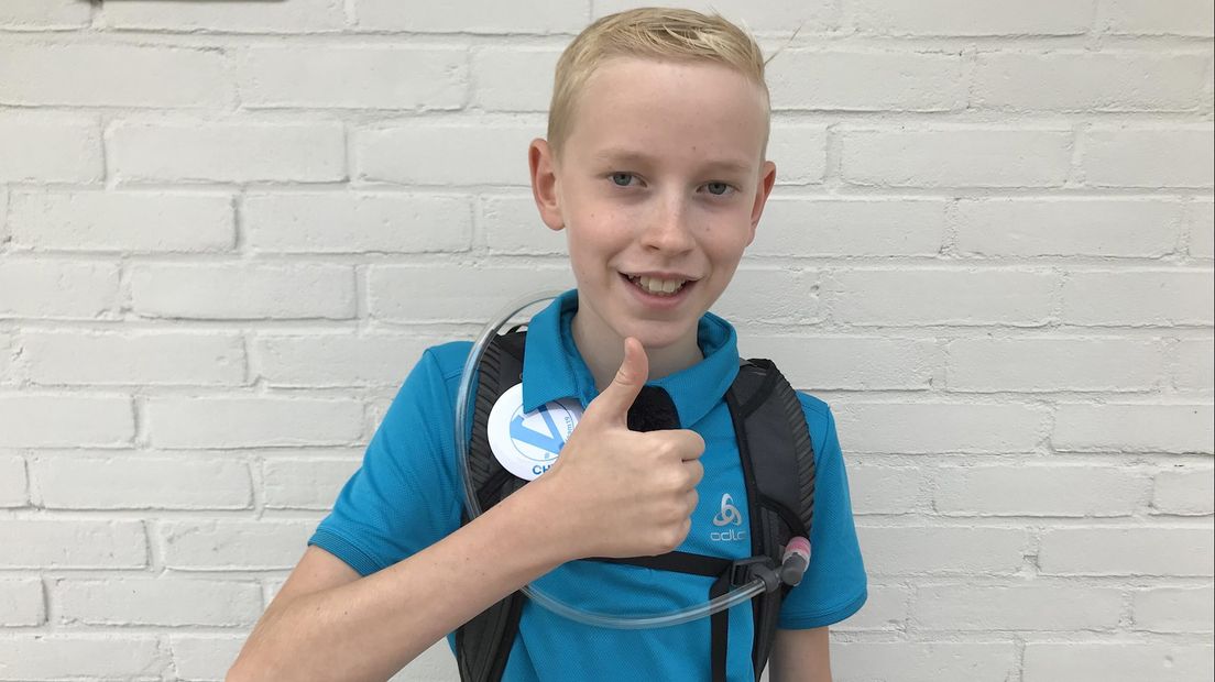 Christiaan (12) uit Losser één van de jongste deelnemers Nijmeegse Vierdaagse