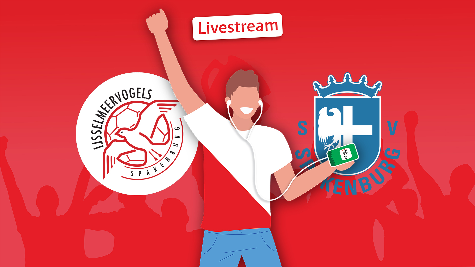 Livestream IJsselmeervogels - Spakenburg | Luister vanaf 14.30 uur live!