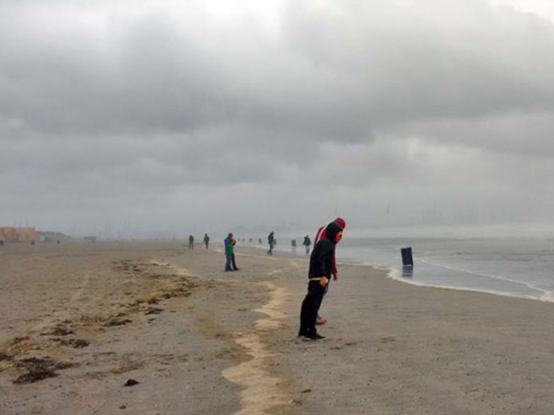 Windstoten in Hoek van Holland