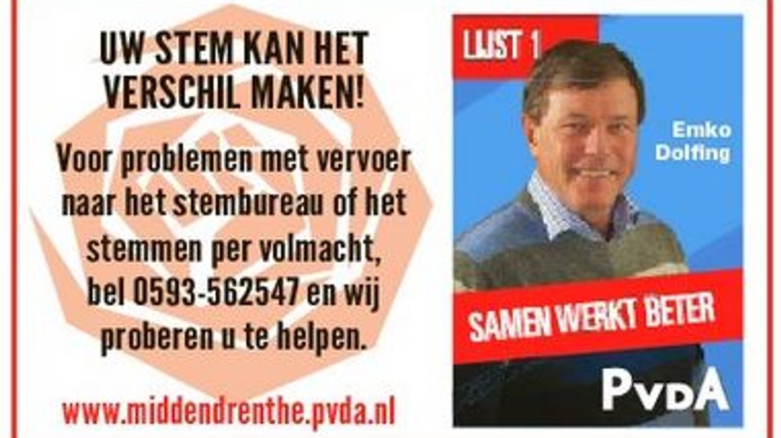 De advertentie van de PvdA