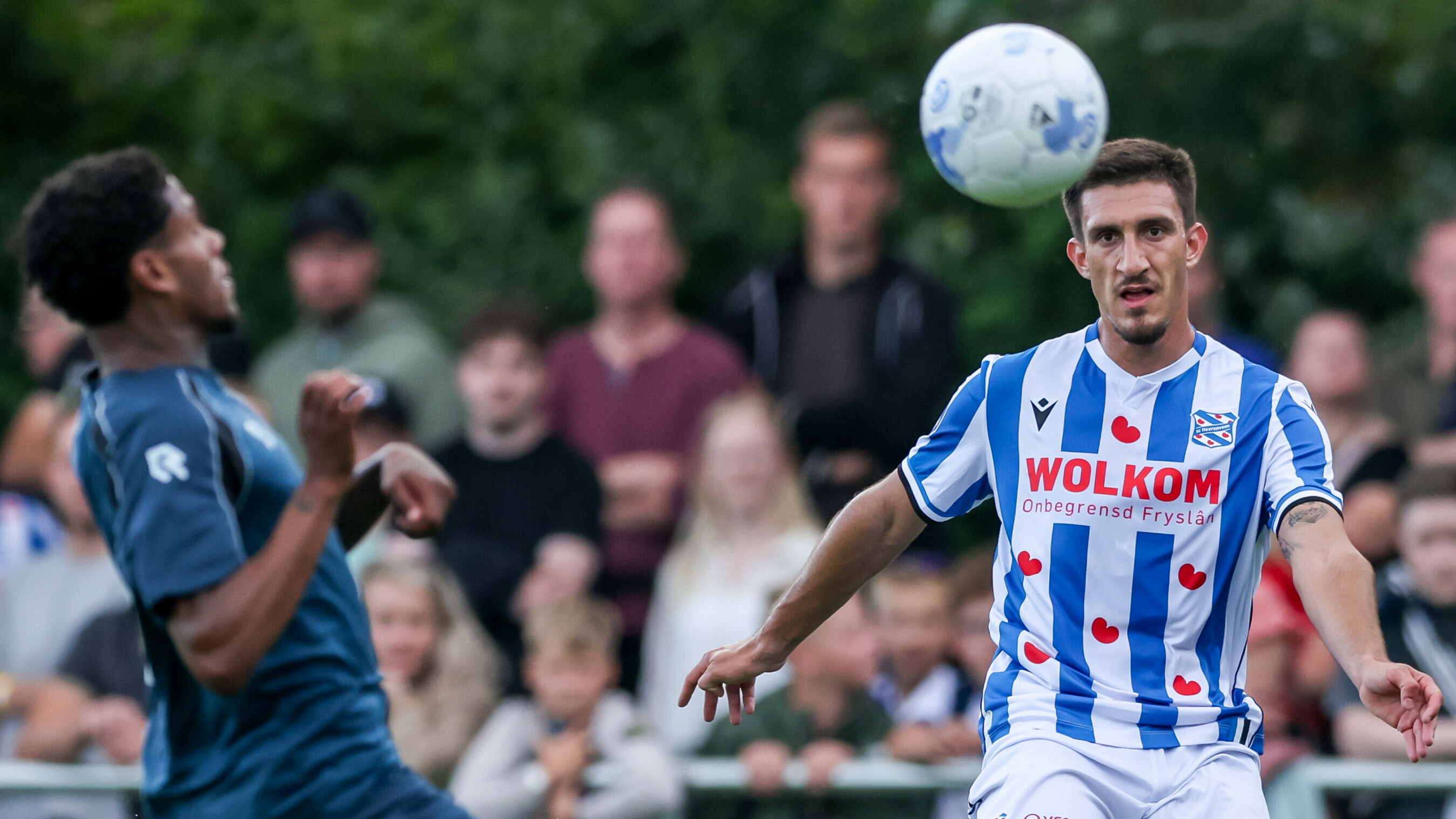 De oefenwedstriid yn De Westereen
