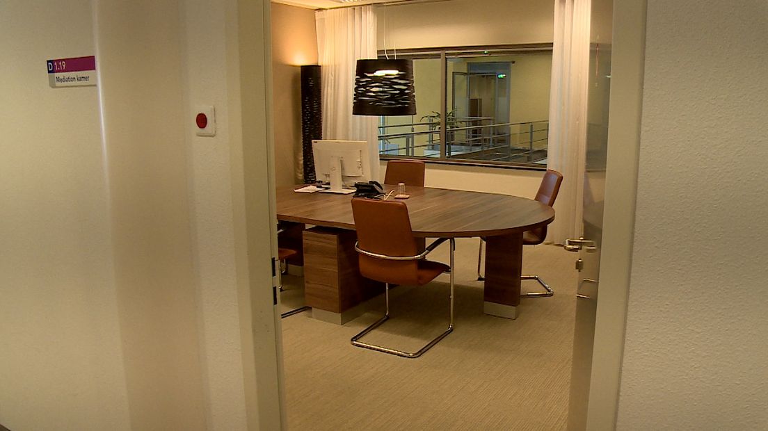 Slachtofferkamer in de rechtbank van Middelburg