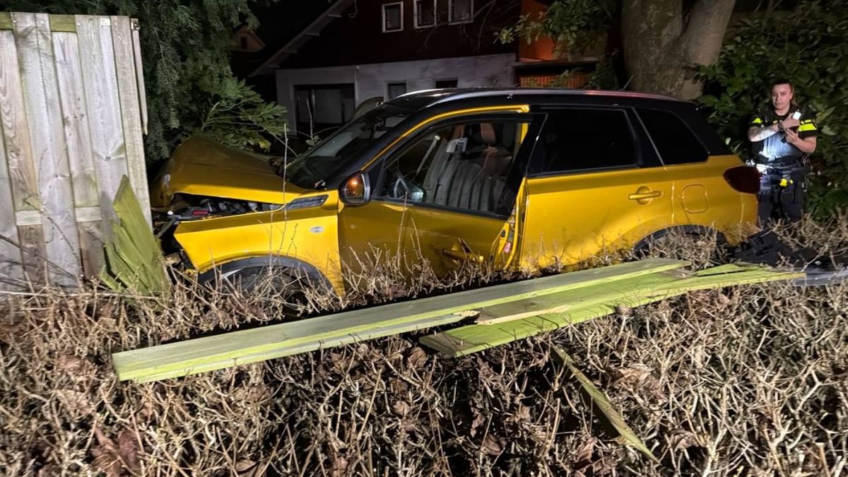 Ravage in Wehl door gouden auto