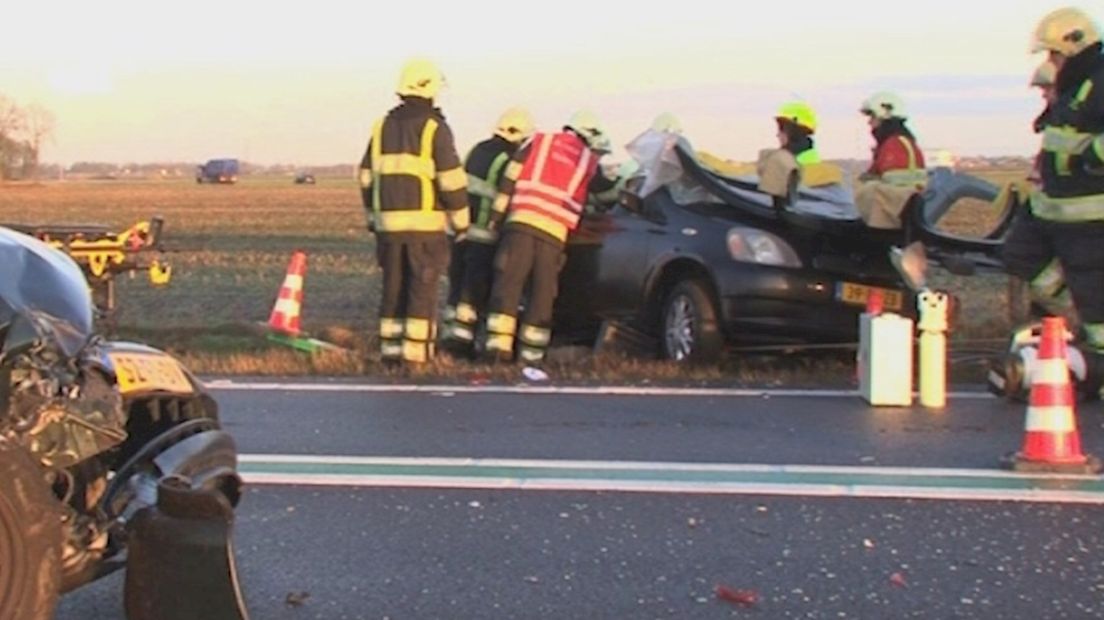 Ongeval op N36 bij Ommen