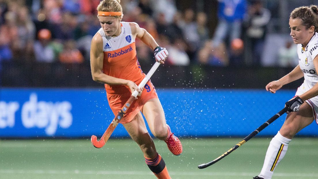 Dirkse van den Heuvel in actie namens Oranje