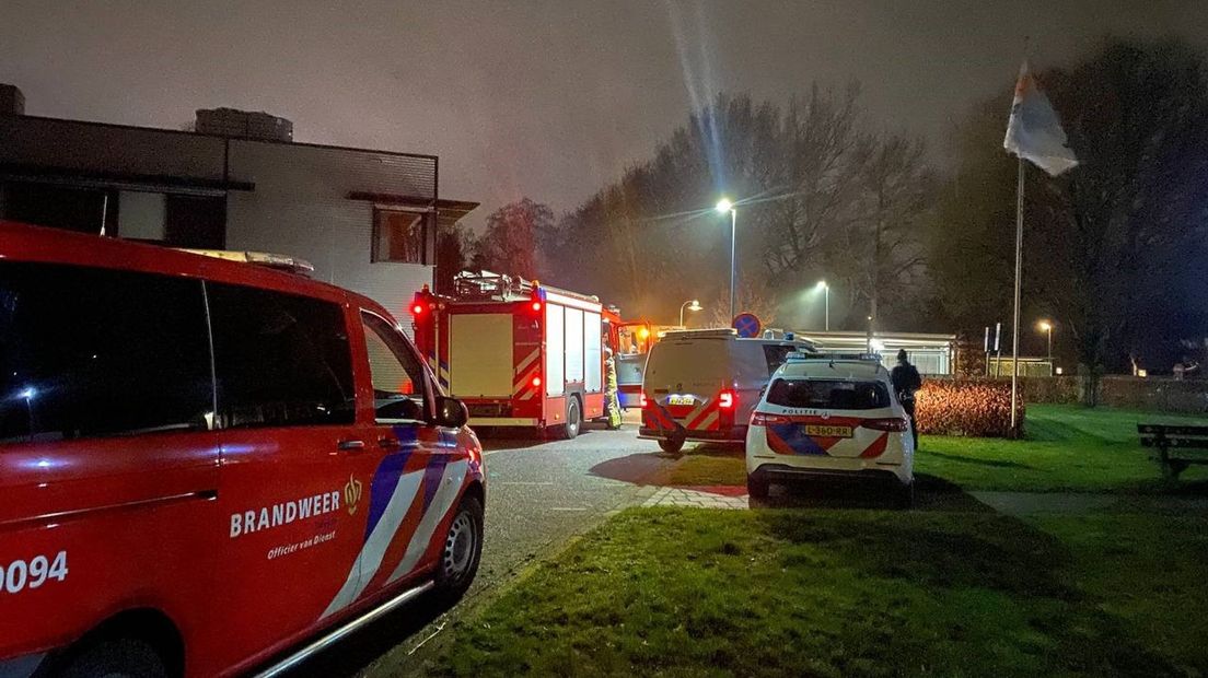 Brand, vanavond in een psychiatrisch ziekenhuis in Hengelo.