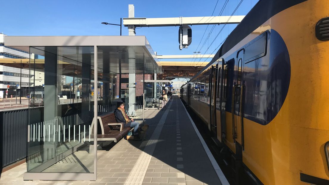 Trein op station Assen (Rechten: RTV Drenthe / Margriet Benak)