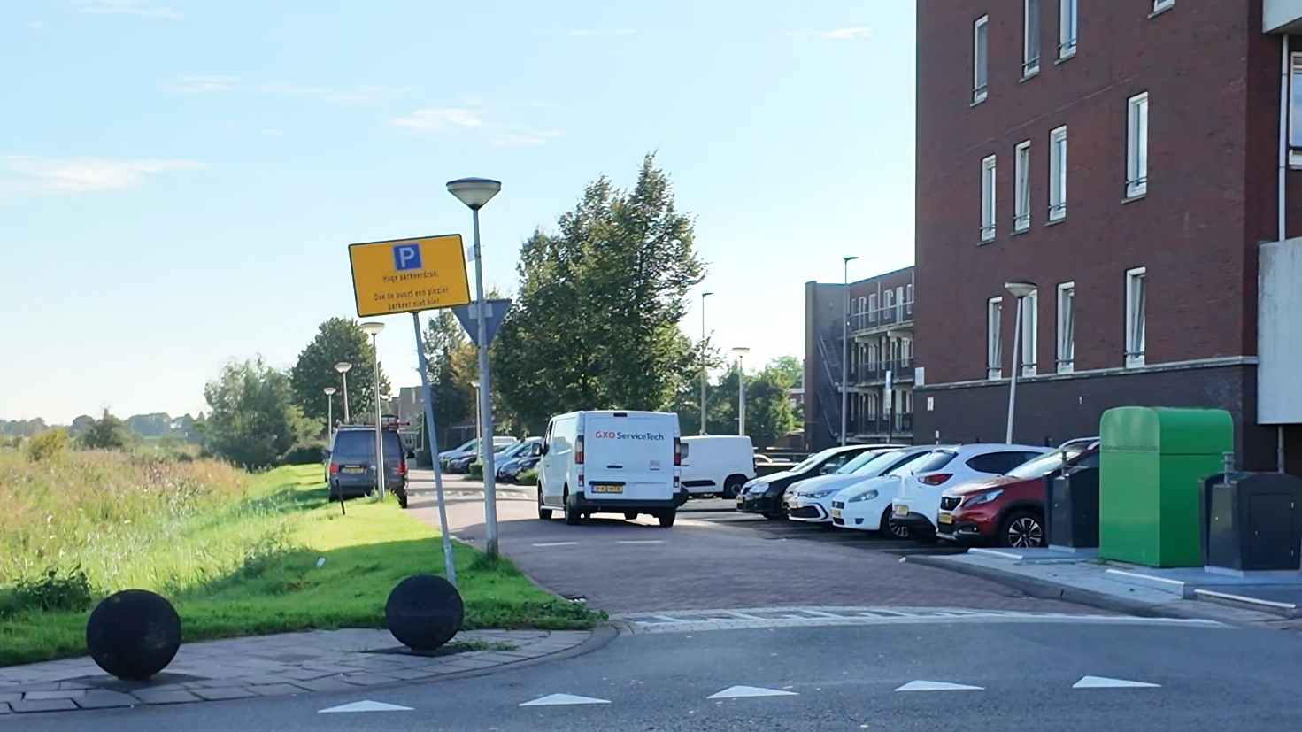 De Parkeerdrukte in Portland