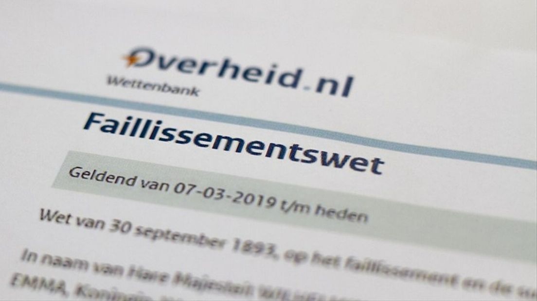 Deze week werden in totaal tien bedrijven failliet verklaard.