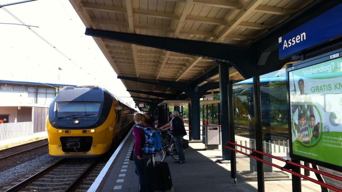 Op dit moment rijden er geen treinen tussen Assen en Groningen (Rechten: archief RTV Drenthe)
