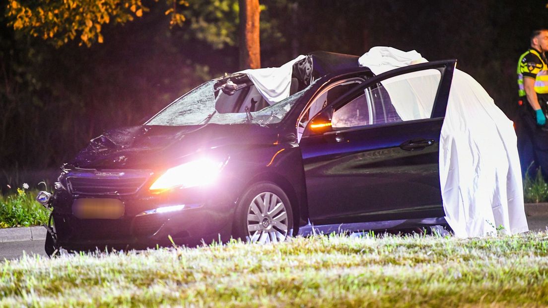 Zo zag de auto eruit na het dodelijke ongeluk