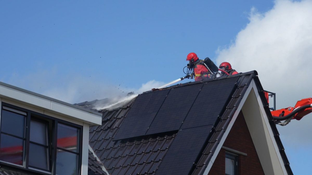 Dakbrand in Leek