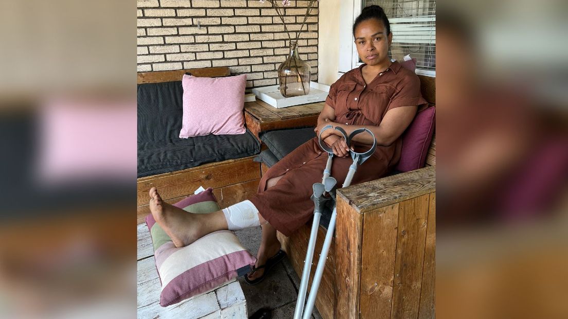 Ivonne uit Almelo werd voor de ogen van haar man en kind geschept door een bestelwagentje