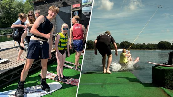43 blinde en slechtziende tieners op waterski’s: 'Ik wil nog een keer'