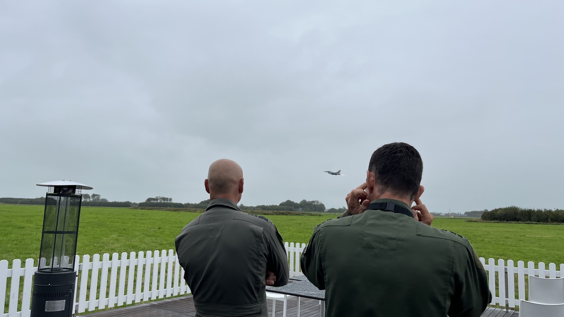 Luitenant-generaal Steur was eerder op bezoek bij de oefening Frisian Flag