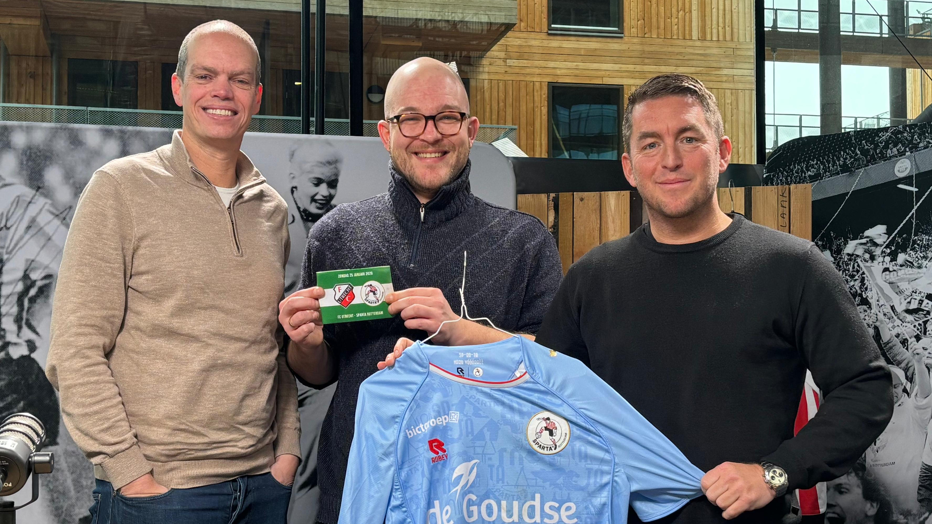 Frank Stout, Philip van Es en Anton Slotboom