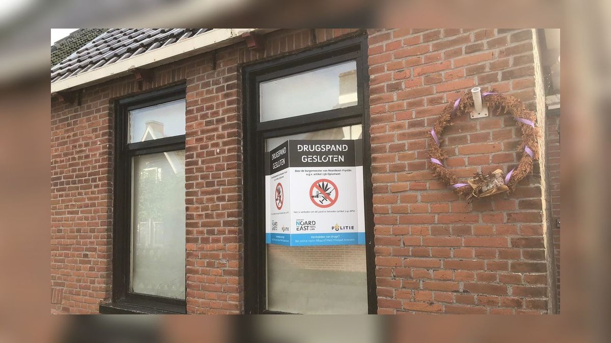 Burgemeester sluit woning in Wierum om drugs