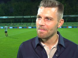 Trainer Den Uil na het gelijkspel tegen FC Dordrecht