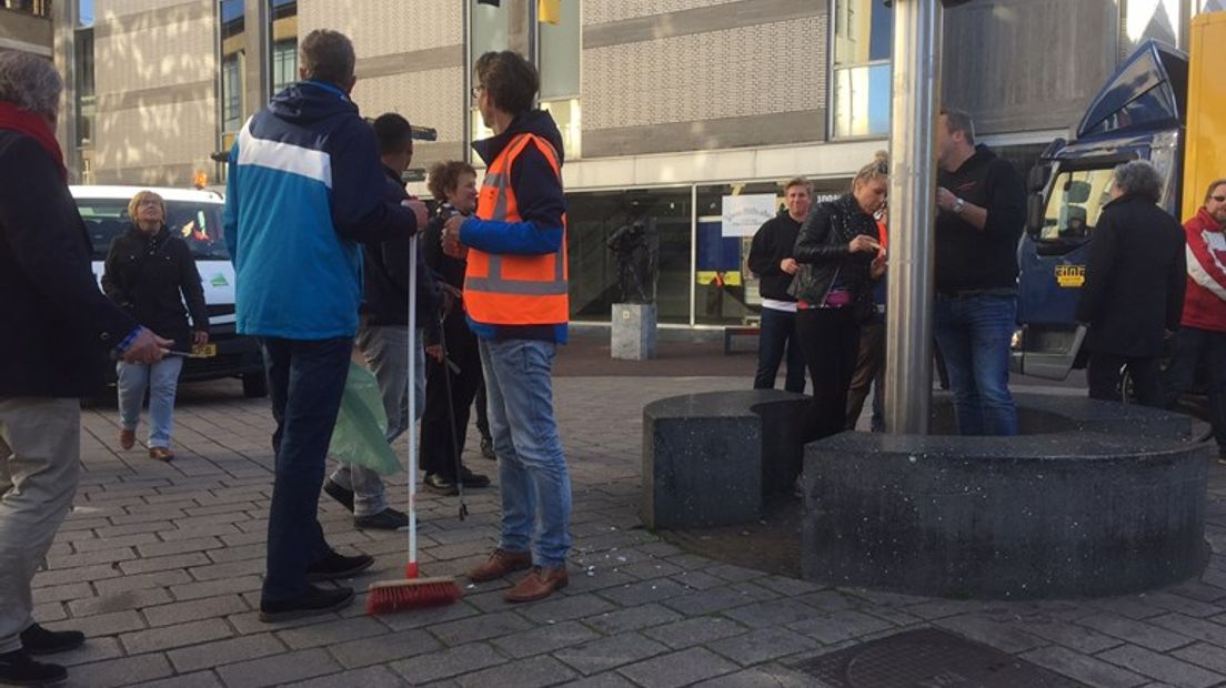 In mei hielden bewoners en ondernemers een voorjaarsschoonmaak in de binnenstad van Arnhem