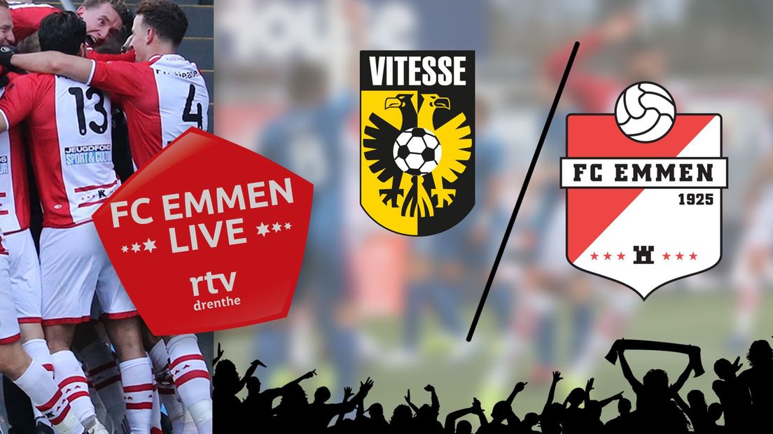 Liveblog Vitesse-FC Emmen (Rechten: RTV Drenthe)