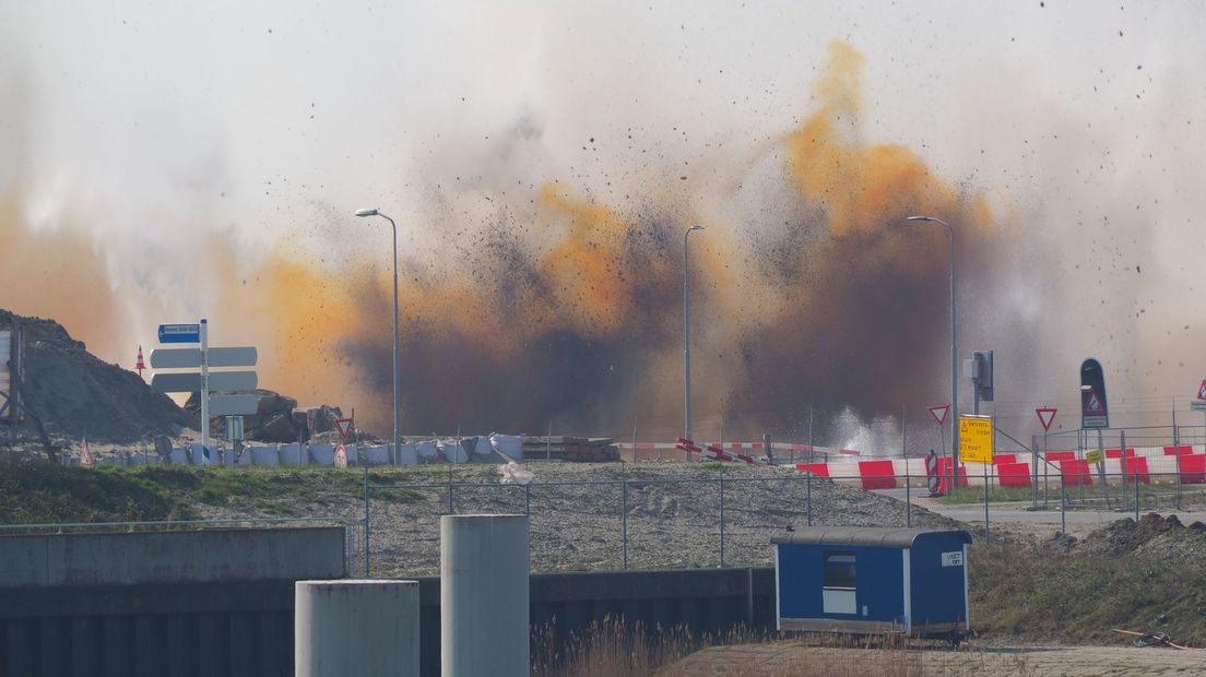 Ontploffing Middensluis Terneuzen