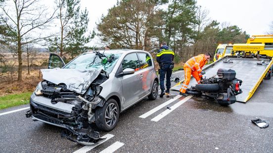 Frontale botsing • gewonde bij geweldsincident