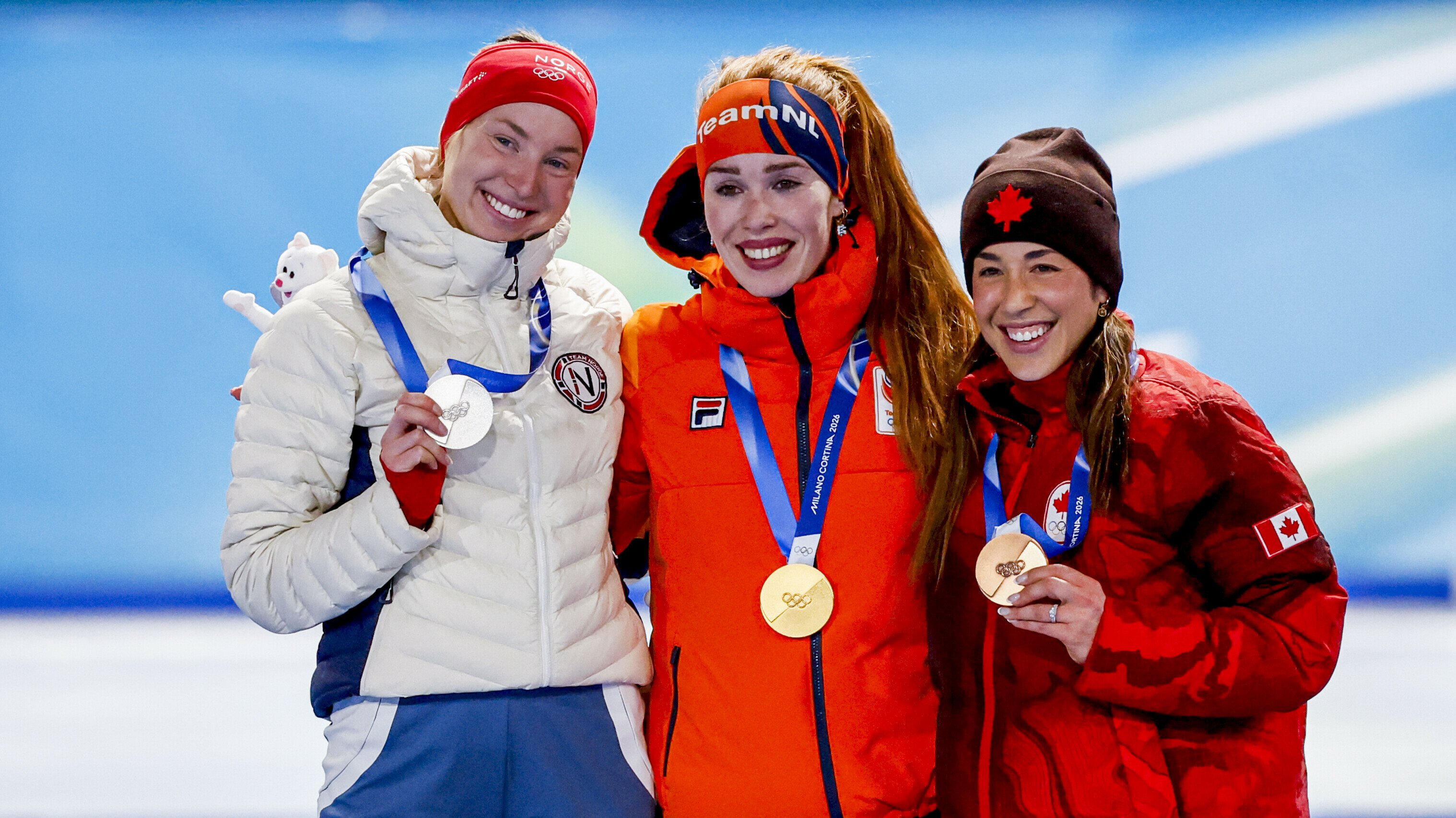Ragne Wiklund, Antoinette Rijpma-de Jong en Valerie Maltais