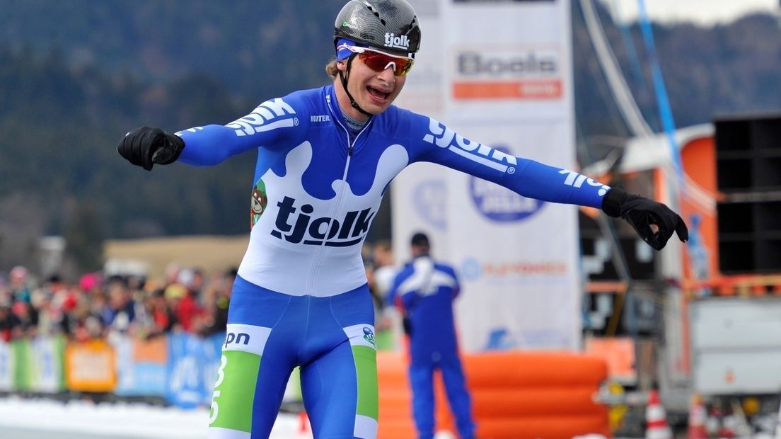 Marathonschaatser van het jaar Mesu gehuldigd in Middelburg