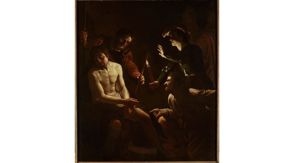 De bespotting van Christus, Gerard van Honthorst, circa 1614 /