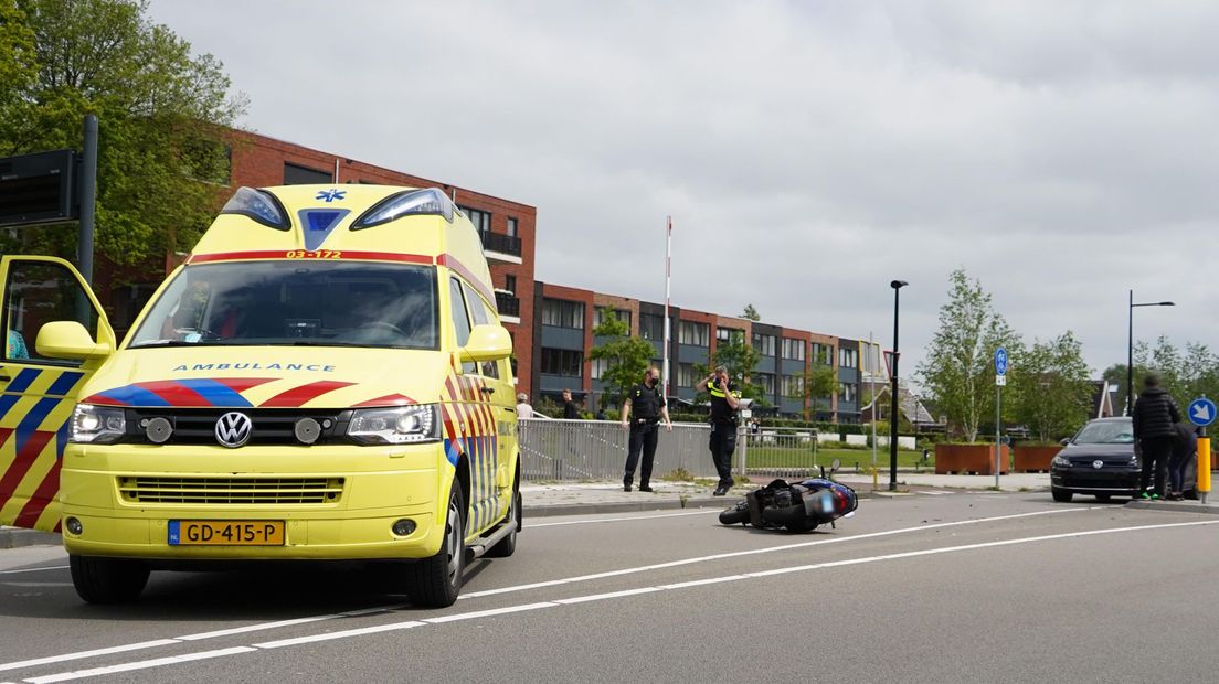 Ongeval met scooter in Assen