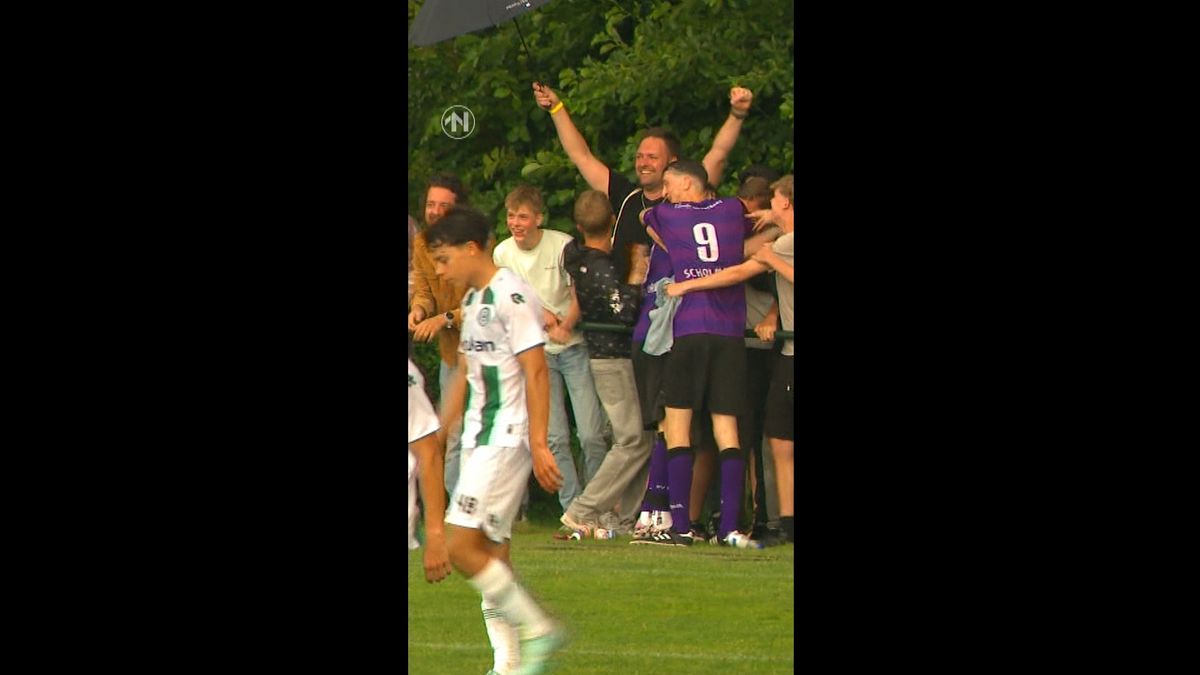 SV Bedum maakt treffer tegen FC Groningen
