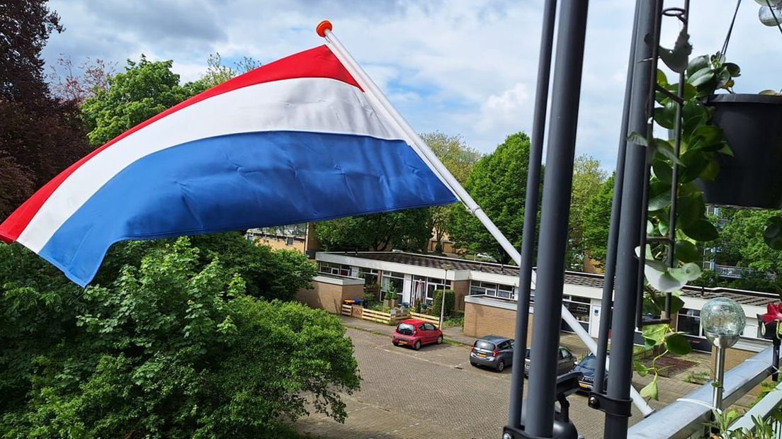 De vlag in Doetinchem.