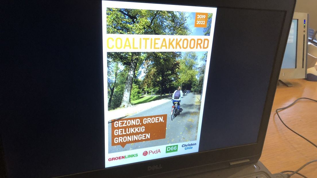 De slogan van het coalitieakkoord is 'Gezond, groen, gelukkig Groningen'