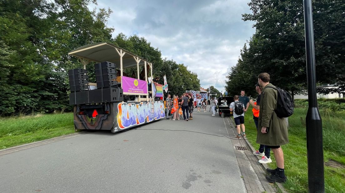 Demonstratie in het Groninger Stadspark