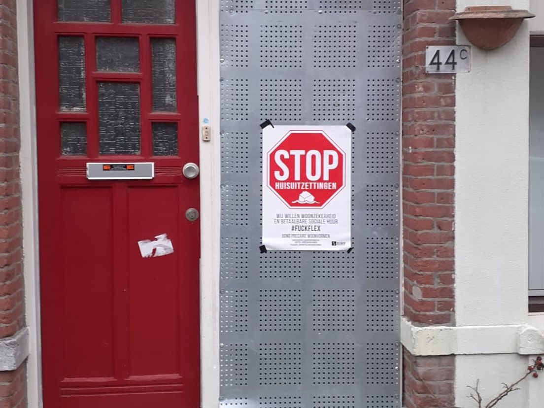 Ook krakers in de Tweebosbuurt zijn tegen sloop