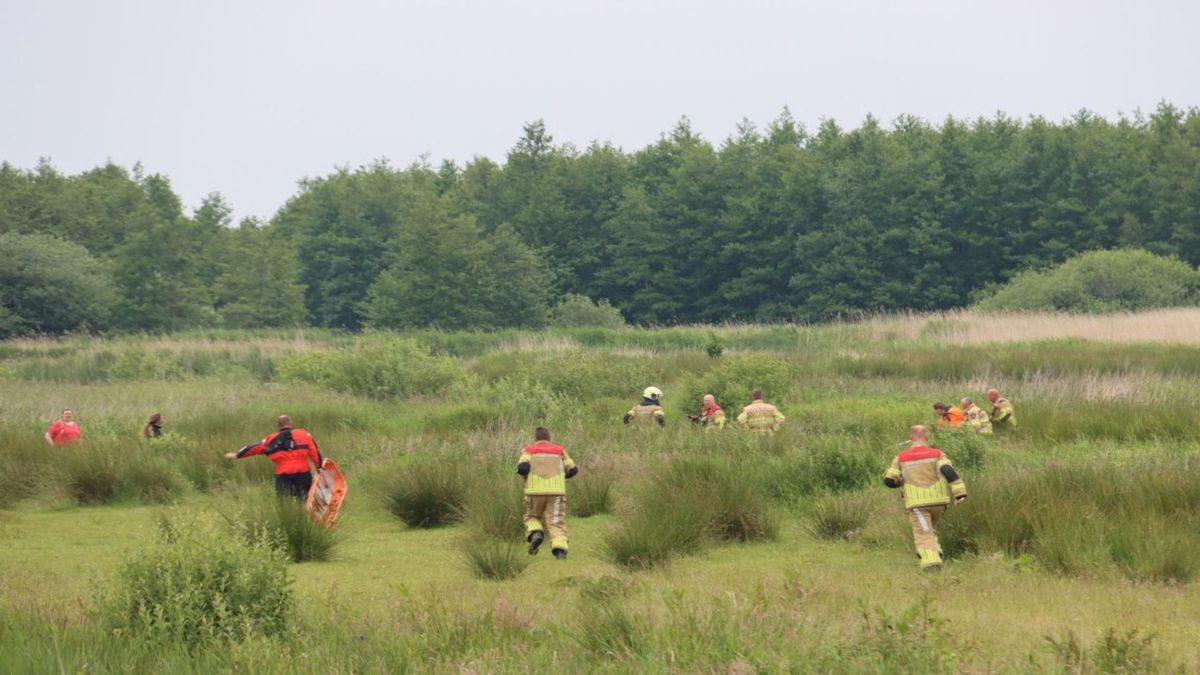 Vrouw uit drijfzand in Wanneperveen gered