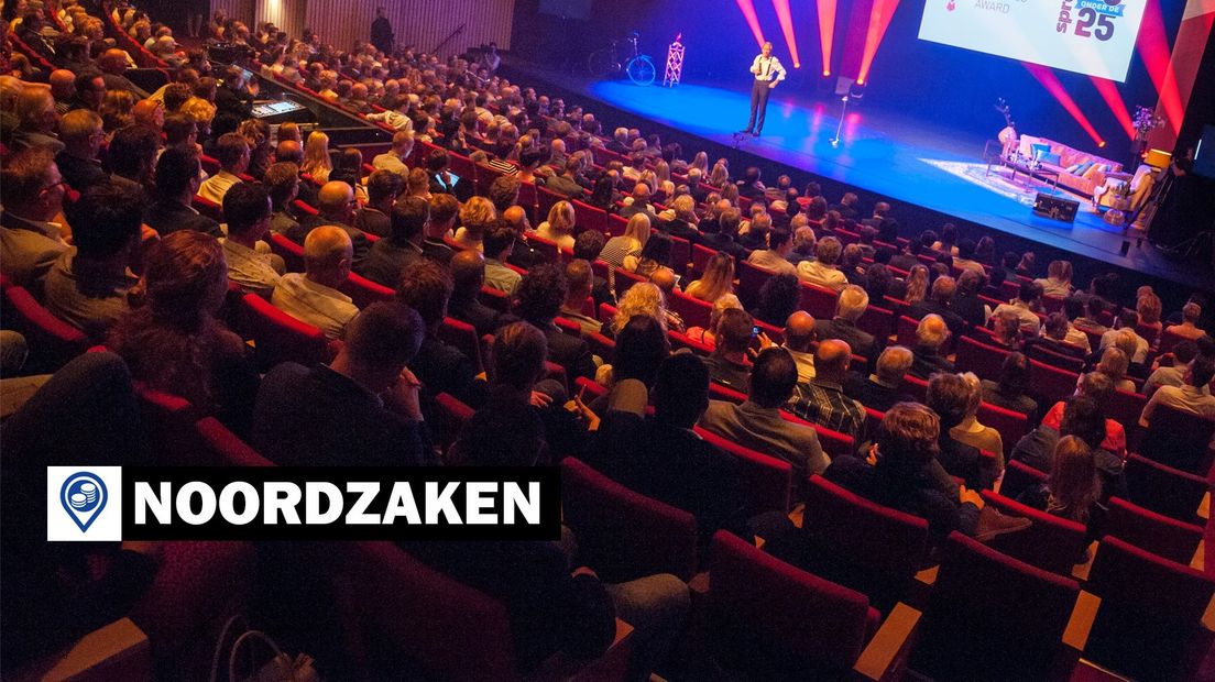 Een volle zaal tijdens de uitreiking van de Young Business Award in 2017