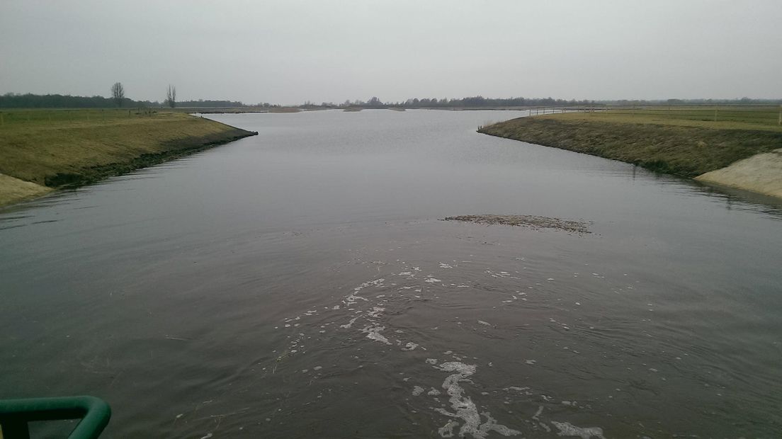 Test waterbergingsgebied Wetering