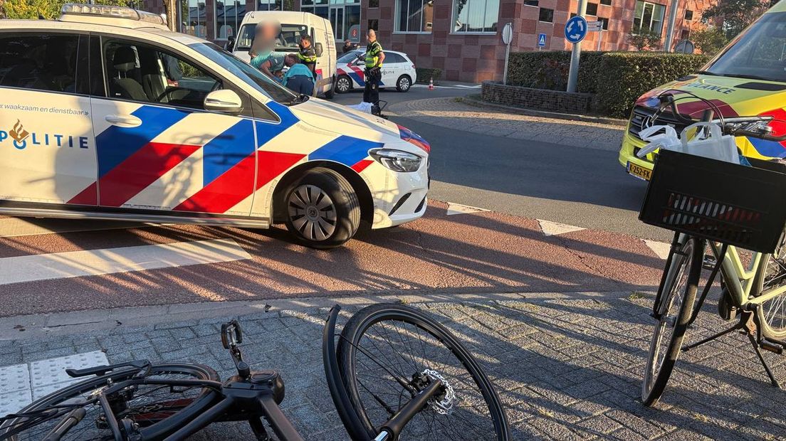 Fietsster gewond bij aanrijding in Hardenberg.