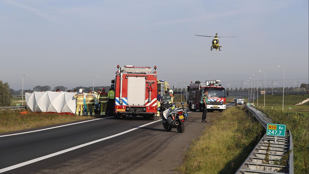 Werkstraf voor trucker die dodelijk ongeluk veroorzaakte bij Kamperveen door oppakken broodje