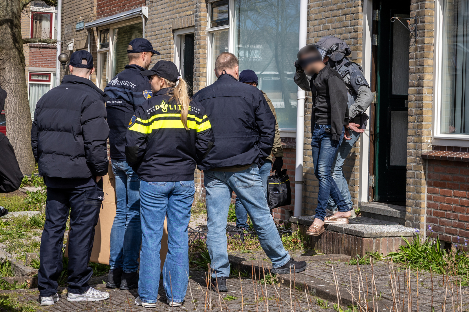 De politie hield eerder deze week twee mannen aan in Spijkenisse.