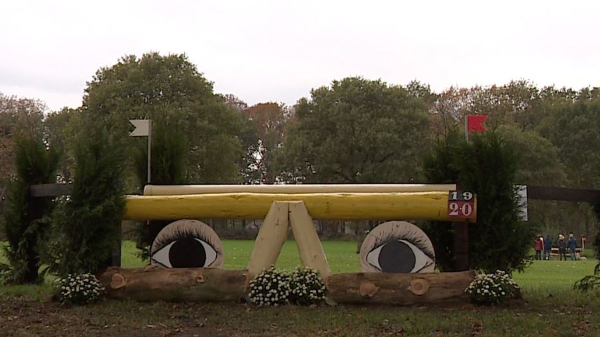 Hindernissen zijn ware kunstwerken op Eventing Barchem
