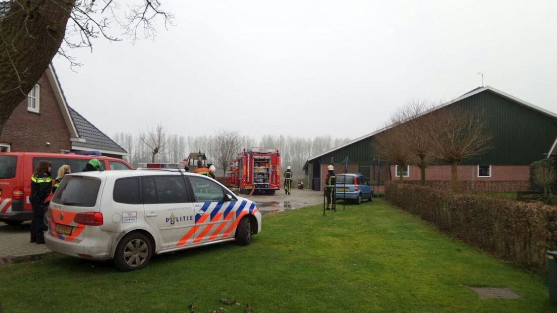 Brand in koeienstal Ambt Delden