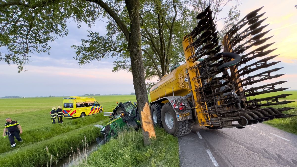 112-nieuws 15 mei: Tractor in sloot bij Wommels | Verdachte gepakt in wietkwekerij De Tike