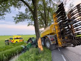 112-nieuws 15 mei: Tractor in sloot bij Wommels | Verdachte gepakt in wietkwekerij De Tike