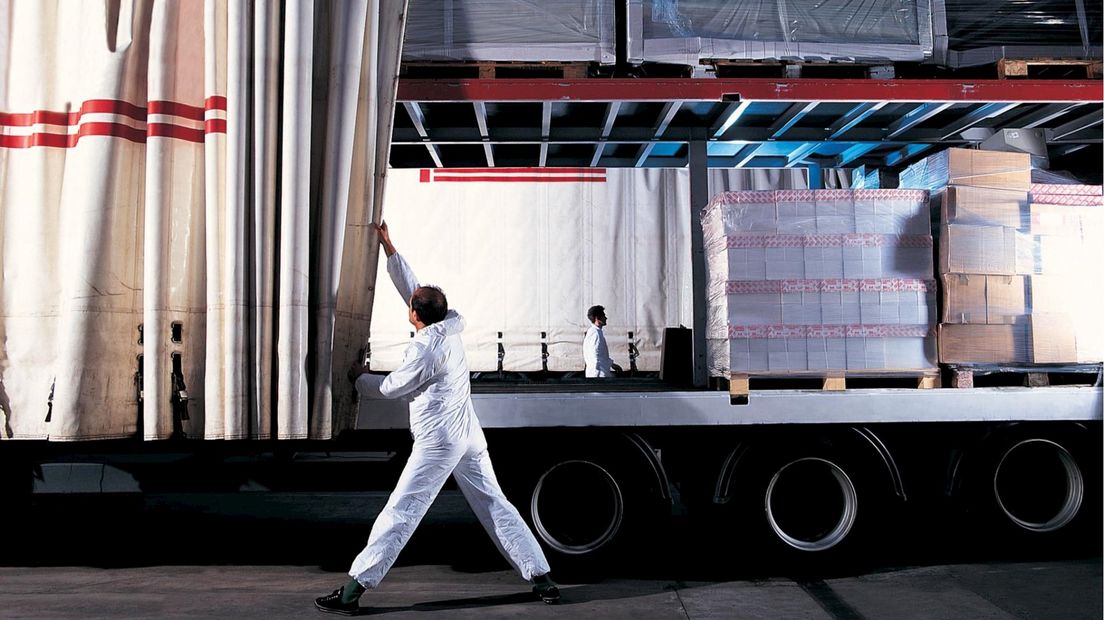 Vrachtwagens / vrachtwagen met lading