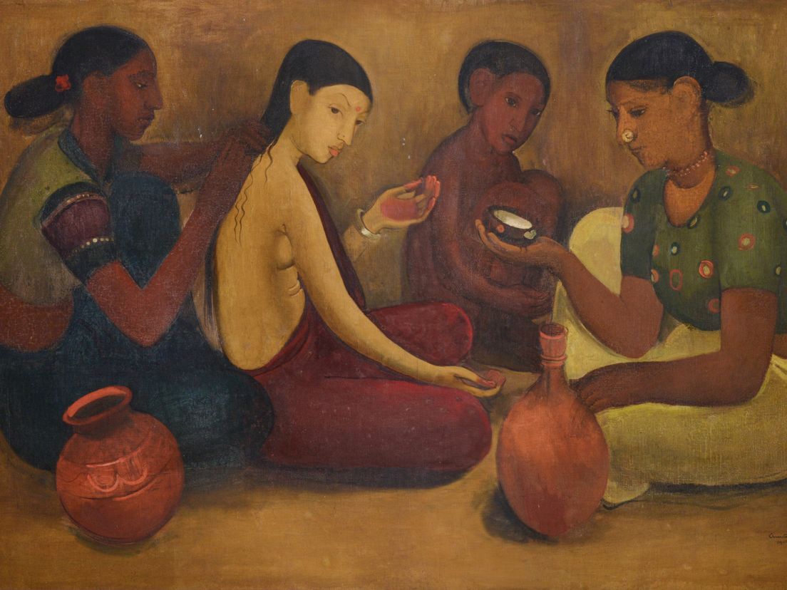 Schilderijen 'Indiase Picasso' komen eindelijk naar Drents Museum