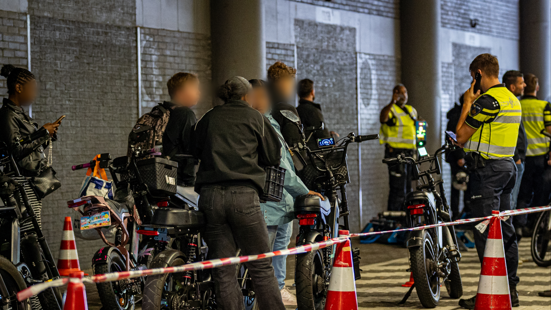 De grote actiecontrole bij Zuidplein was vooral gericht op fatbikes