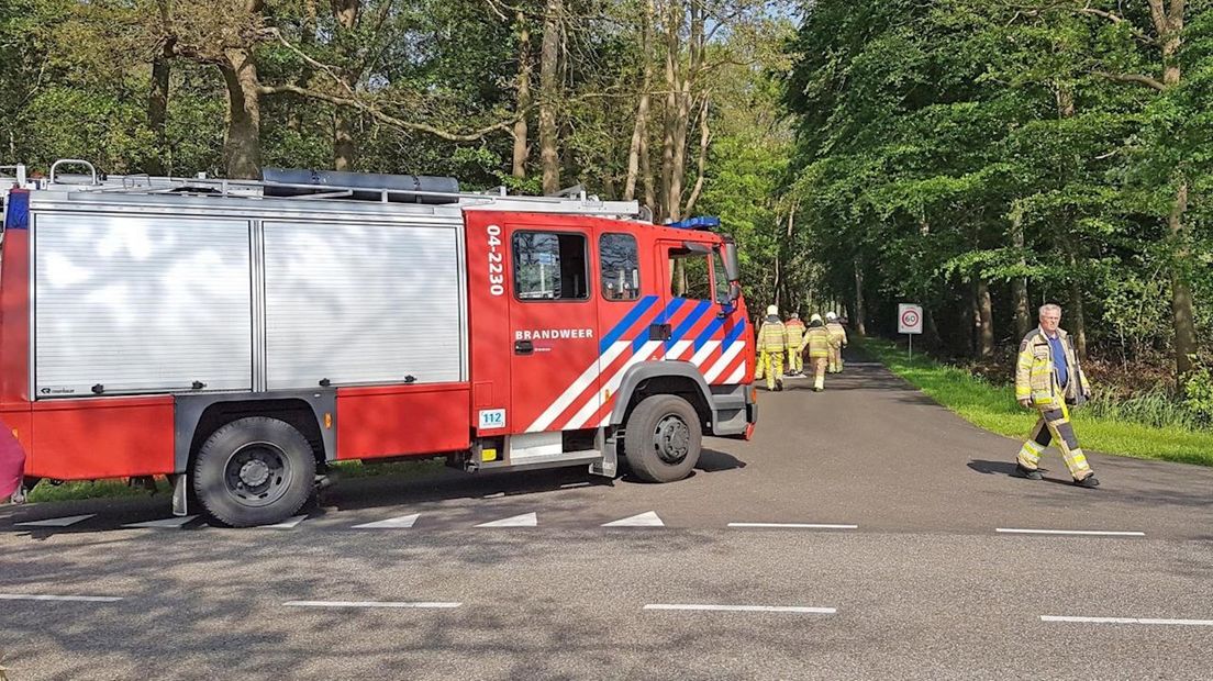 De brandweer heeft vanaf het begin groots ingezet