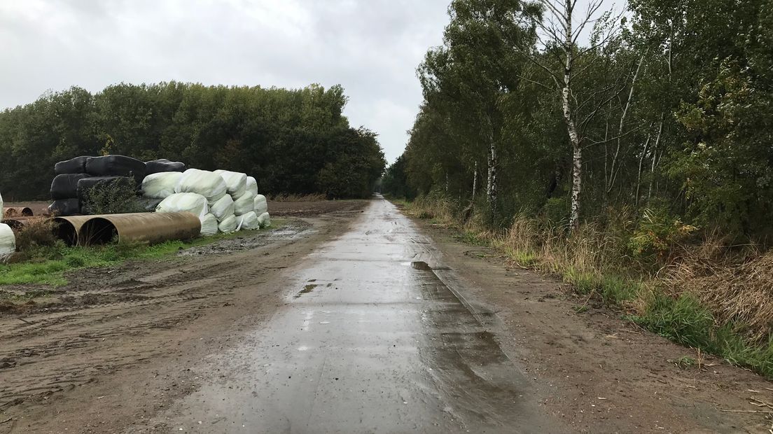Een deel van het nieuwe fietspad tussen Clinge en Hulst